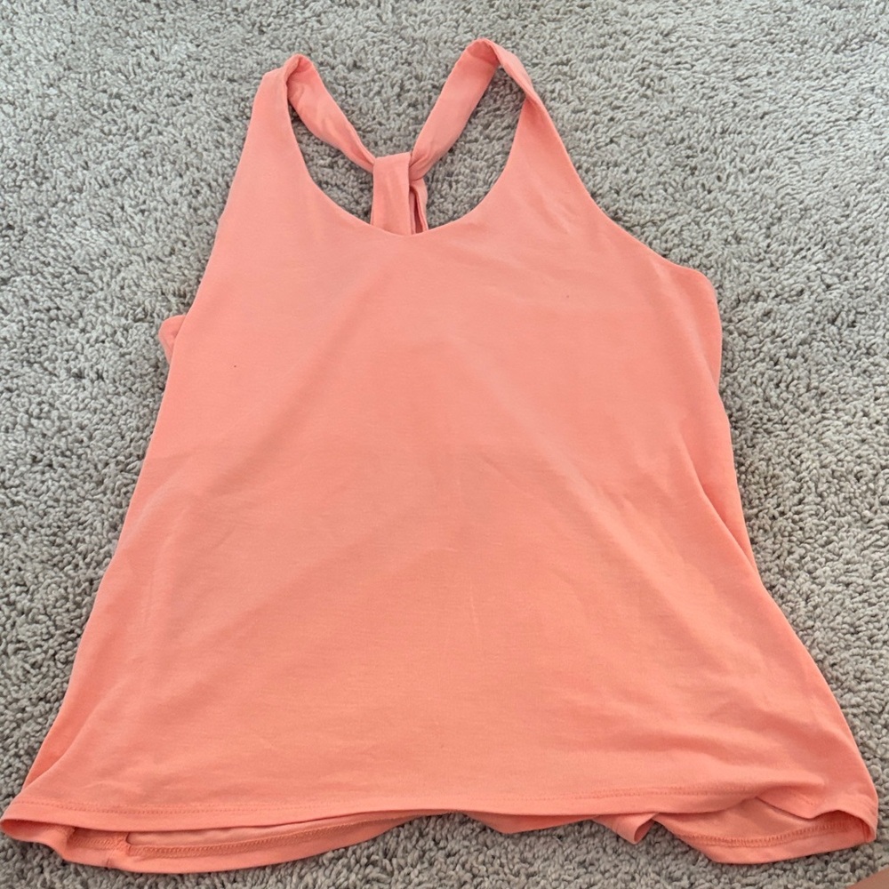 Athleta Peach Sleeveless Women's Top